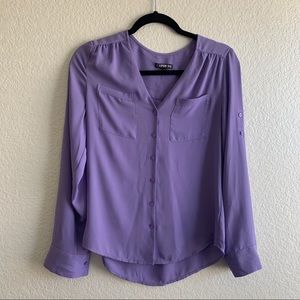 Express long sleeve office wear shirt